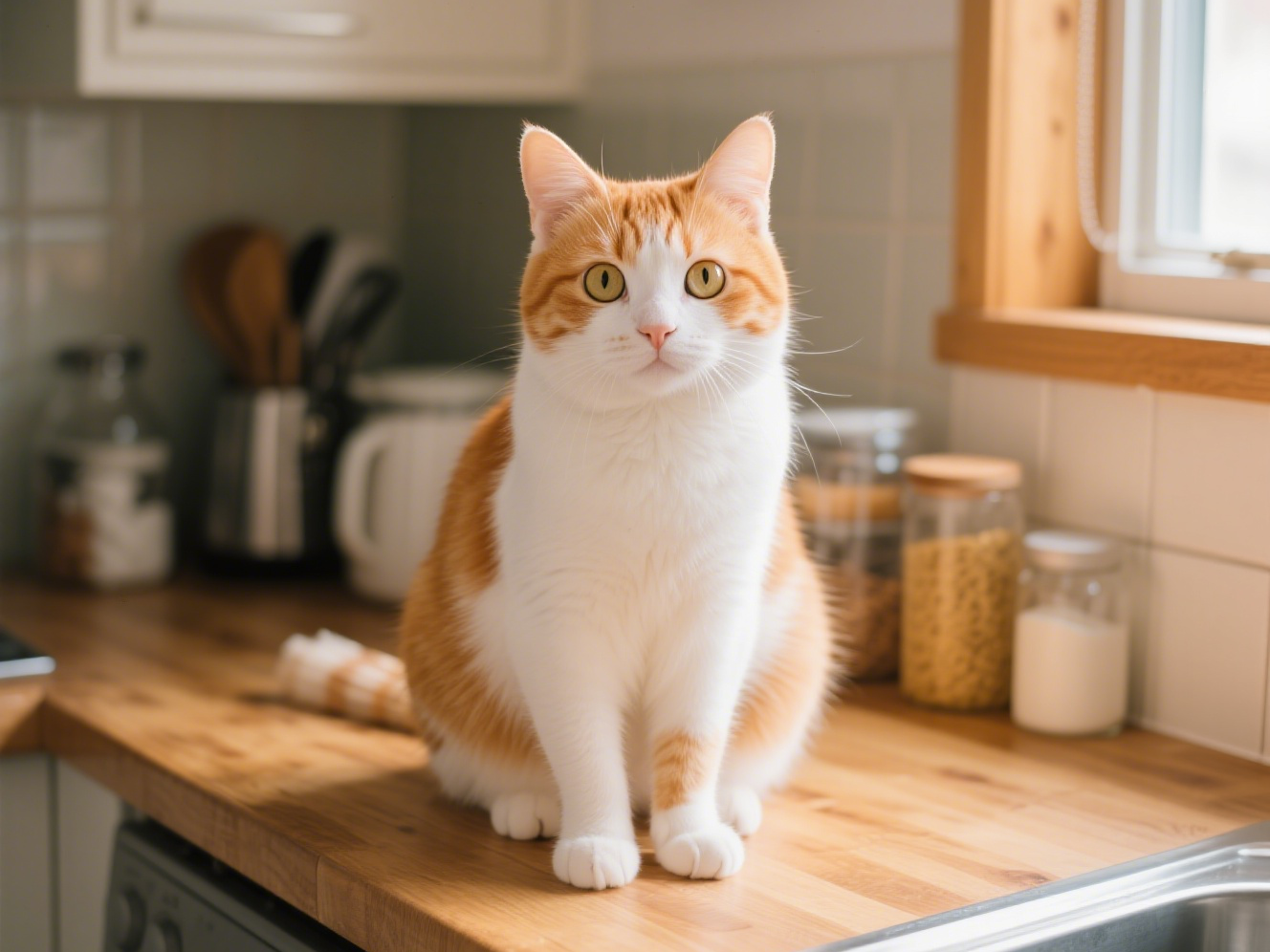 How to Keep Cats Off Counters (3 Humane & Effective Methods) 1 展示照片 8 edited