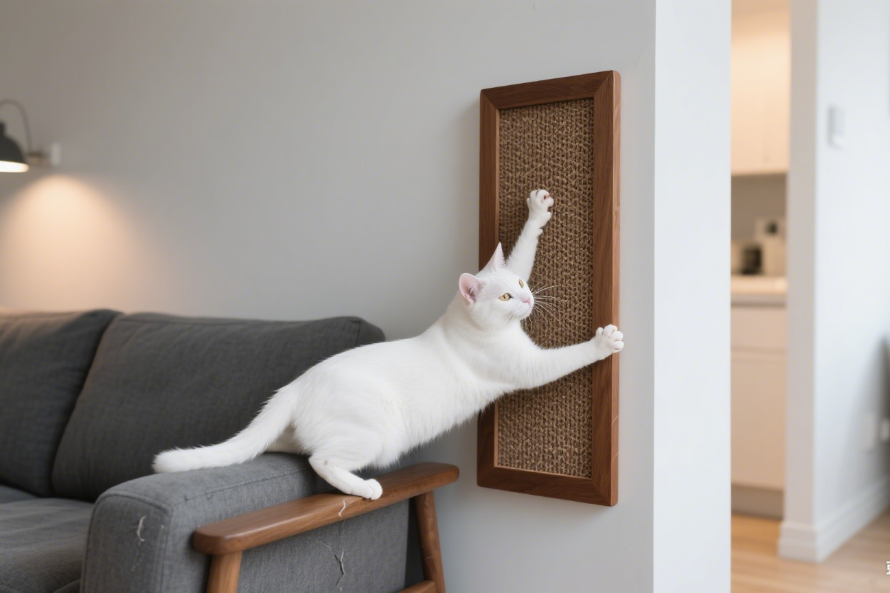 6 Best Wall-Mounted Cat Scratchers to Save Your Sofa & Your Floor Space 1 展示猫砂垫照片 11 edited
