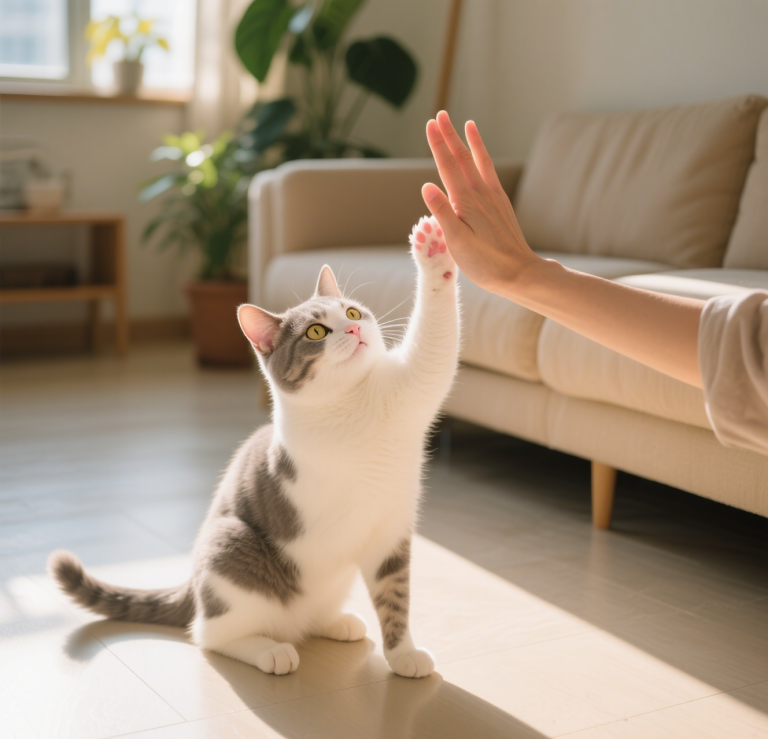 How to Teach a Cat to High Five [Step-by-Step with Pictures]
