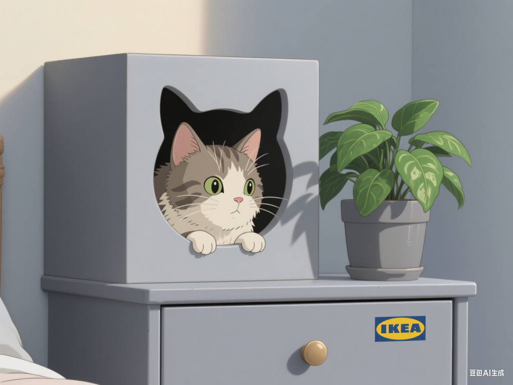 IKEA BRIMNES Cabinet as a Hidden Litter Box A Smart Hack for Apartments